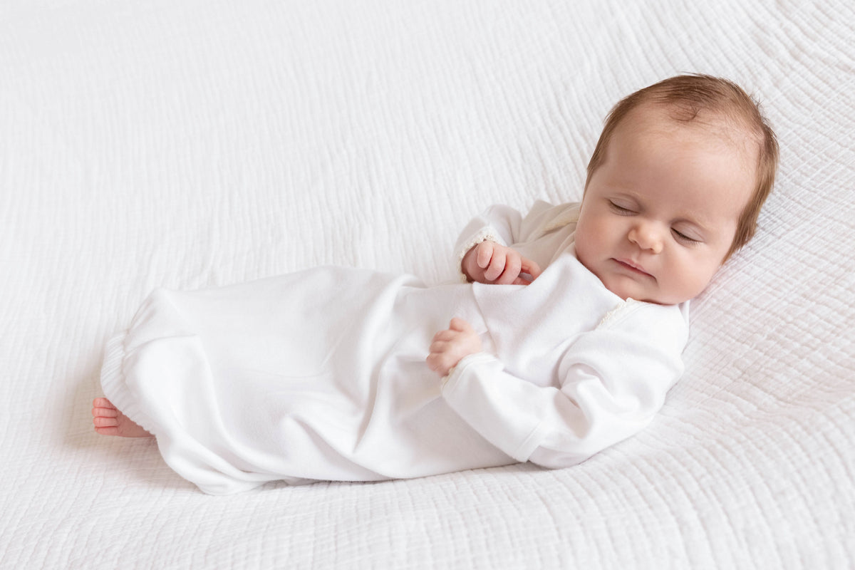 Charlie Daygown - Egyptian Cotton Knit - Cream
