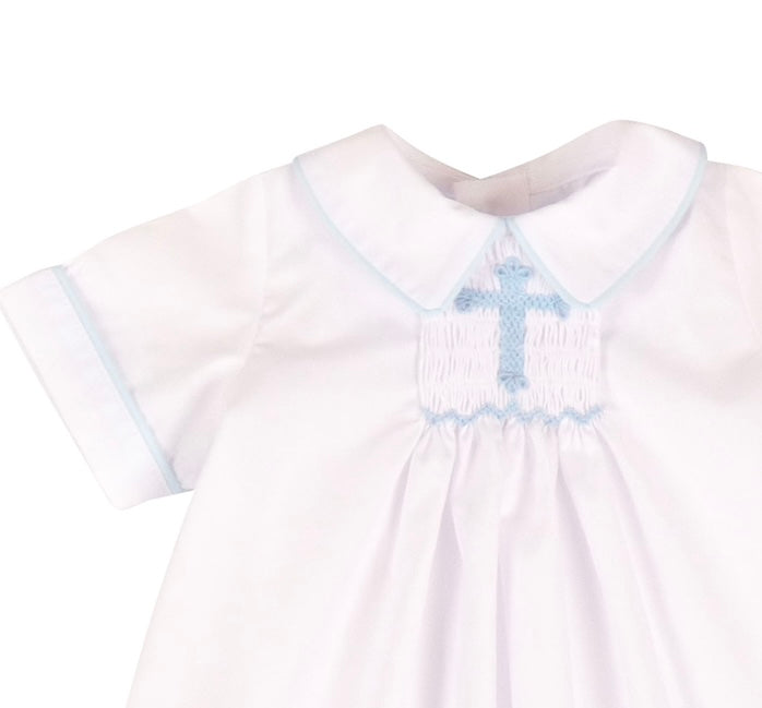 Haven Daygown & Diaper Cover - Blue