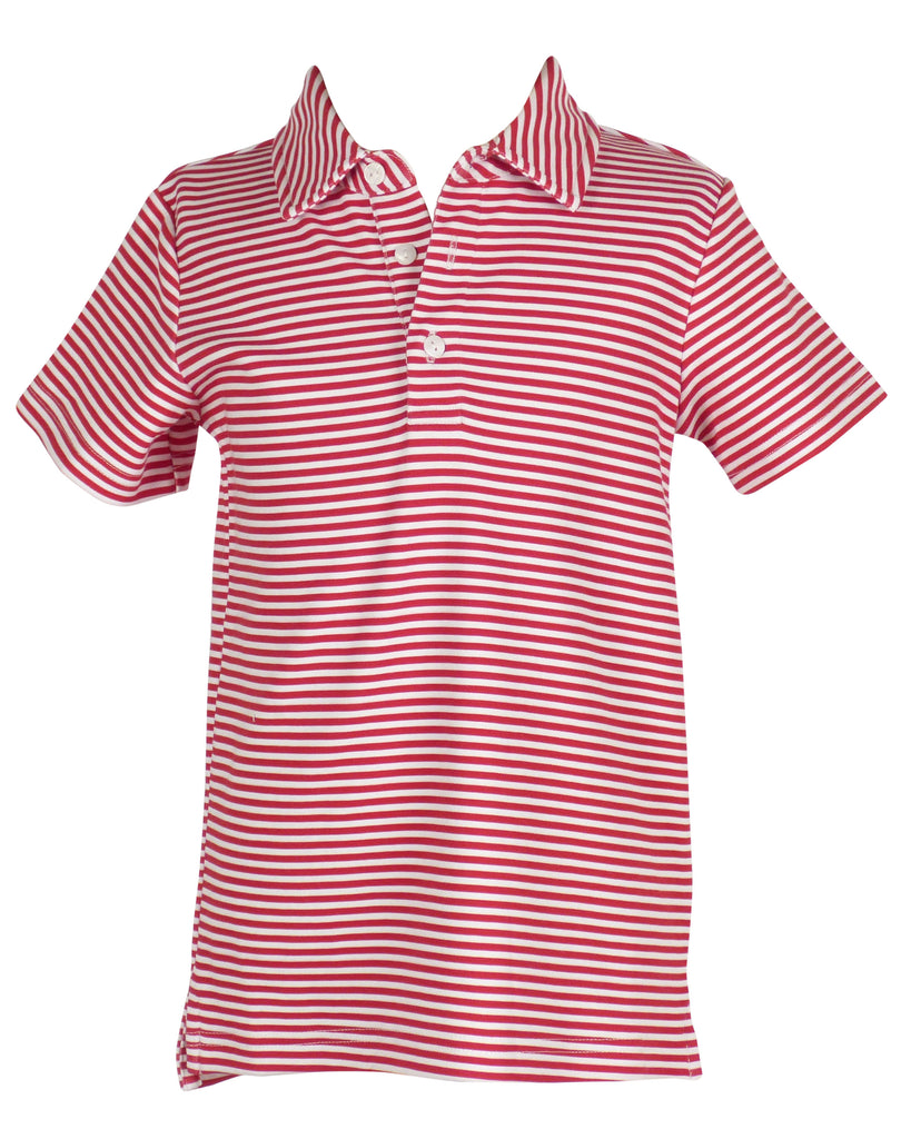 Game Day Patrick Shirt - Red and White Stripe