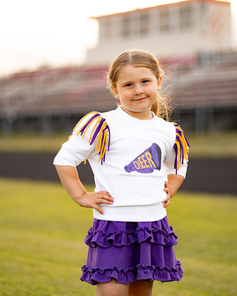 Game Day Cheer Set - Purple and Gold