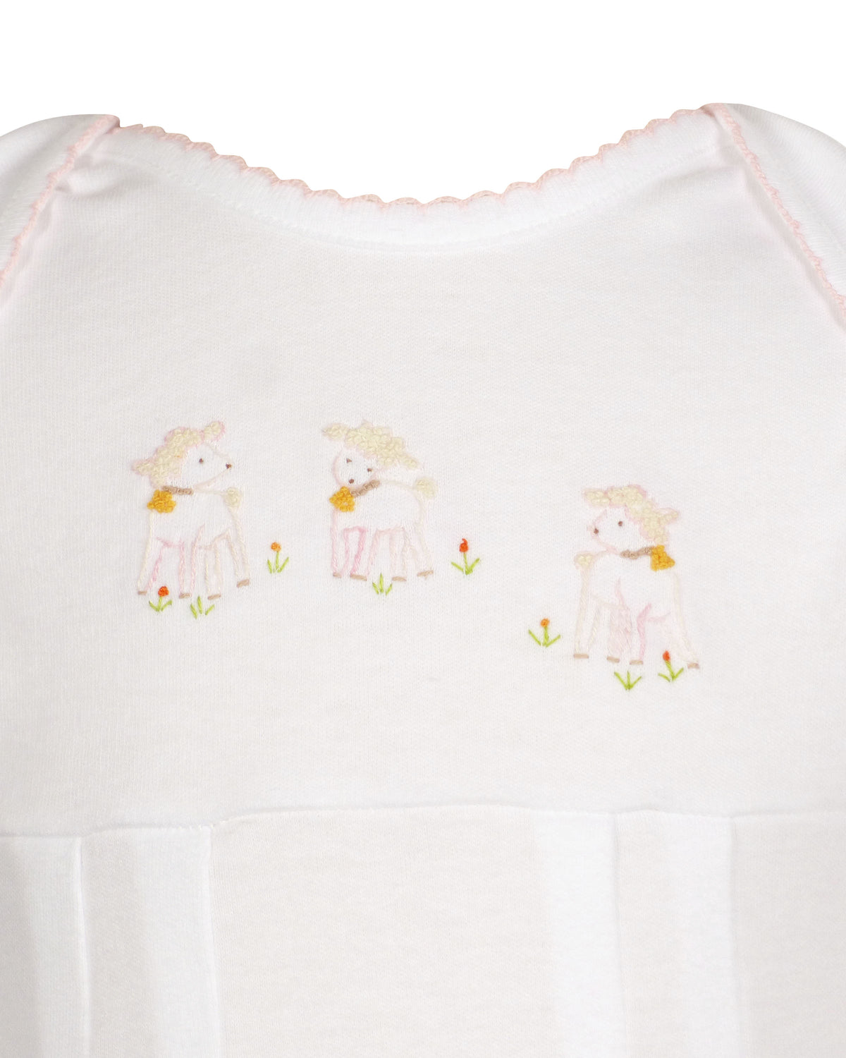 Lambikins Daygown - Egyptian Cotton Knit - Pink