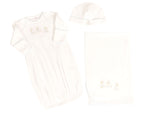 Lambikins Gift Set - Egyptian Cotton Knit - Blue