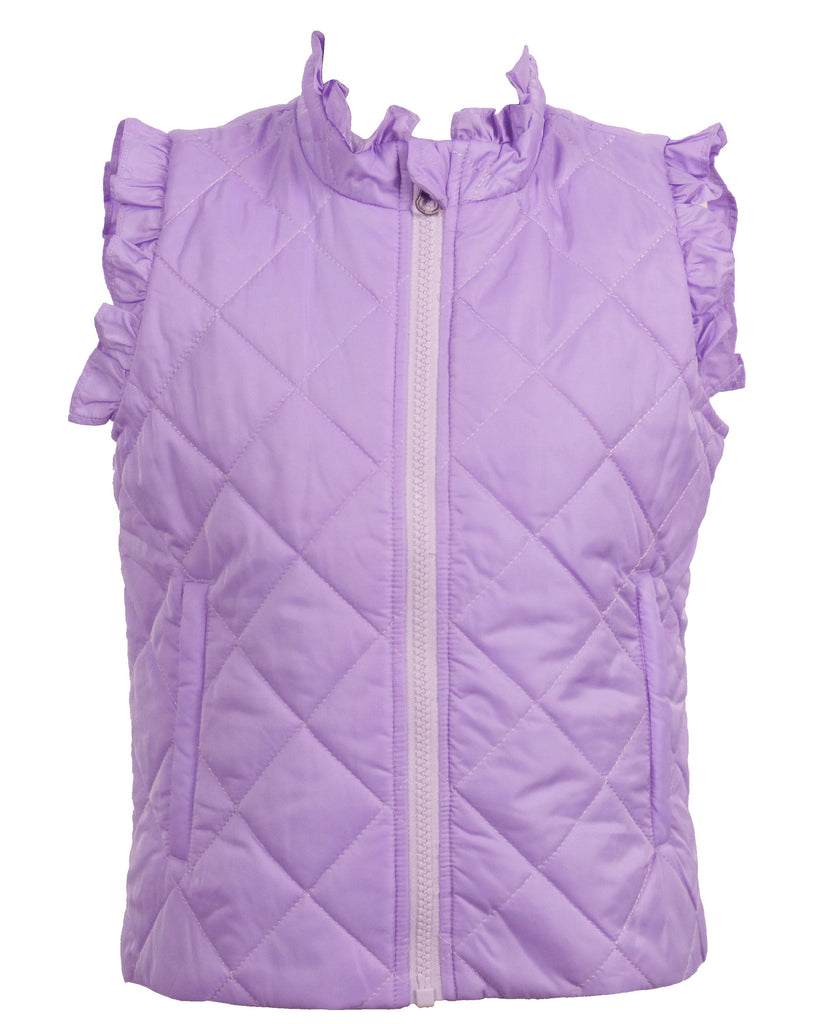 Vera Vest with Ruffle - Lilac