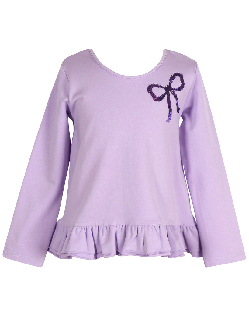 Tinley Top with Bow - Lavender