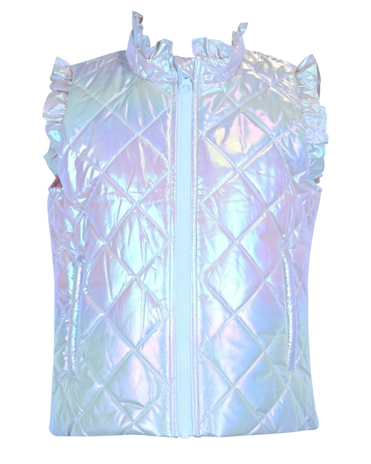 Vera Vest with Ruffle - Shimmer Shell