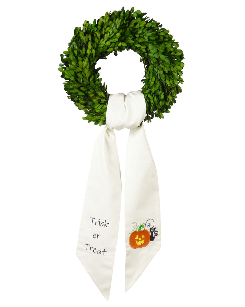 Wreath Sash: Trick or Treat