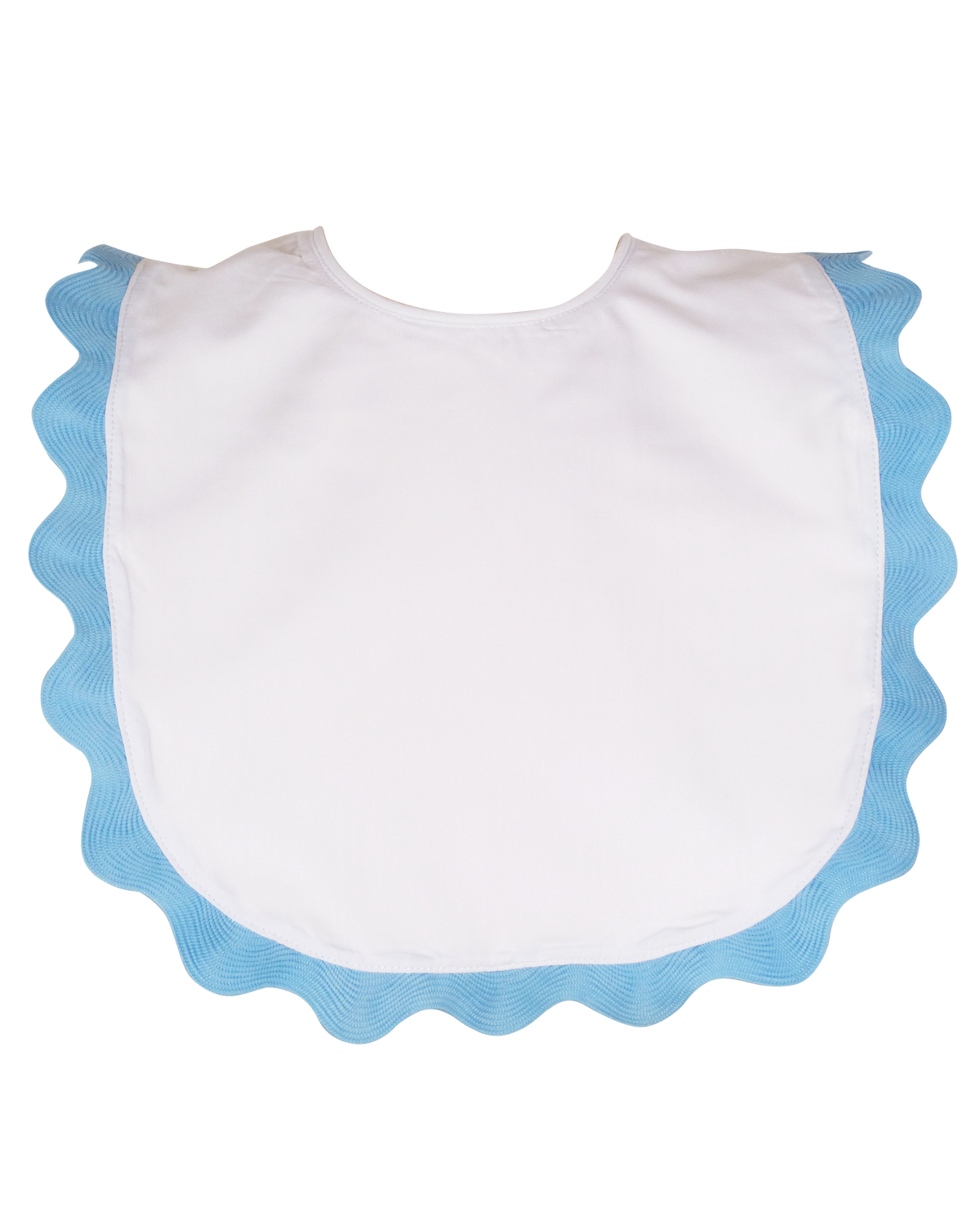 Brooklyn Bib with Blue Ricrac