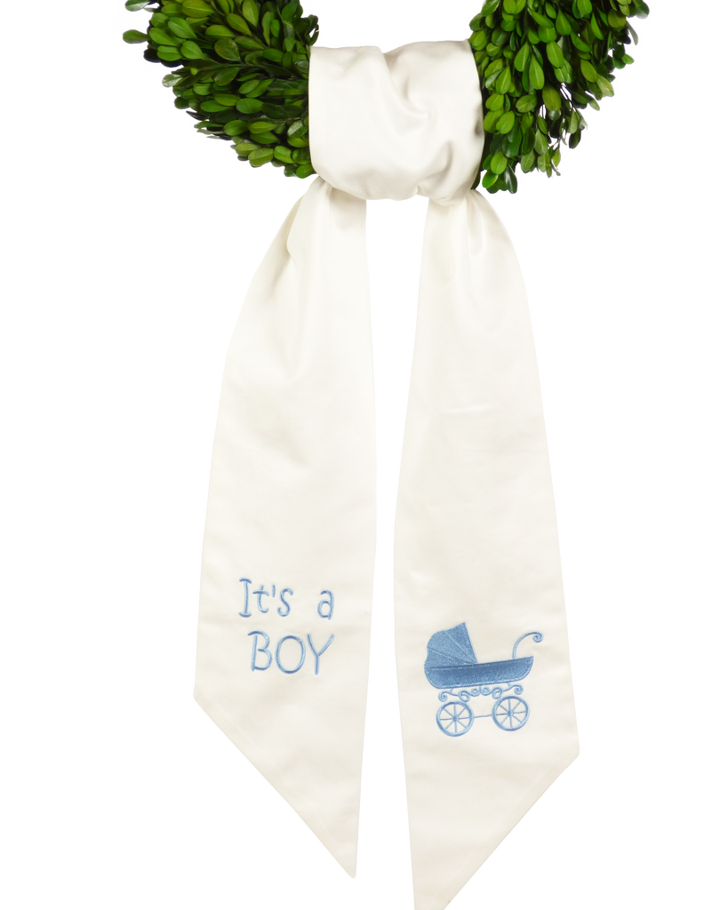 Wreath Sash: It's A Boy