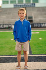 Game Day Quarter Zip - Blue