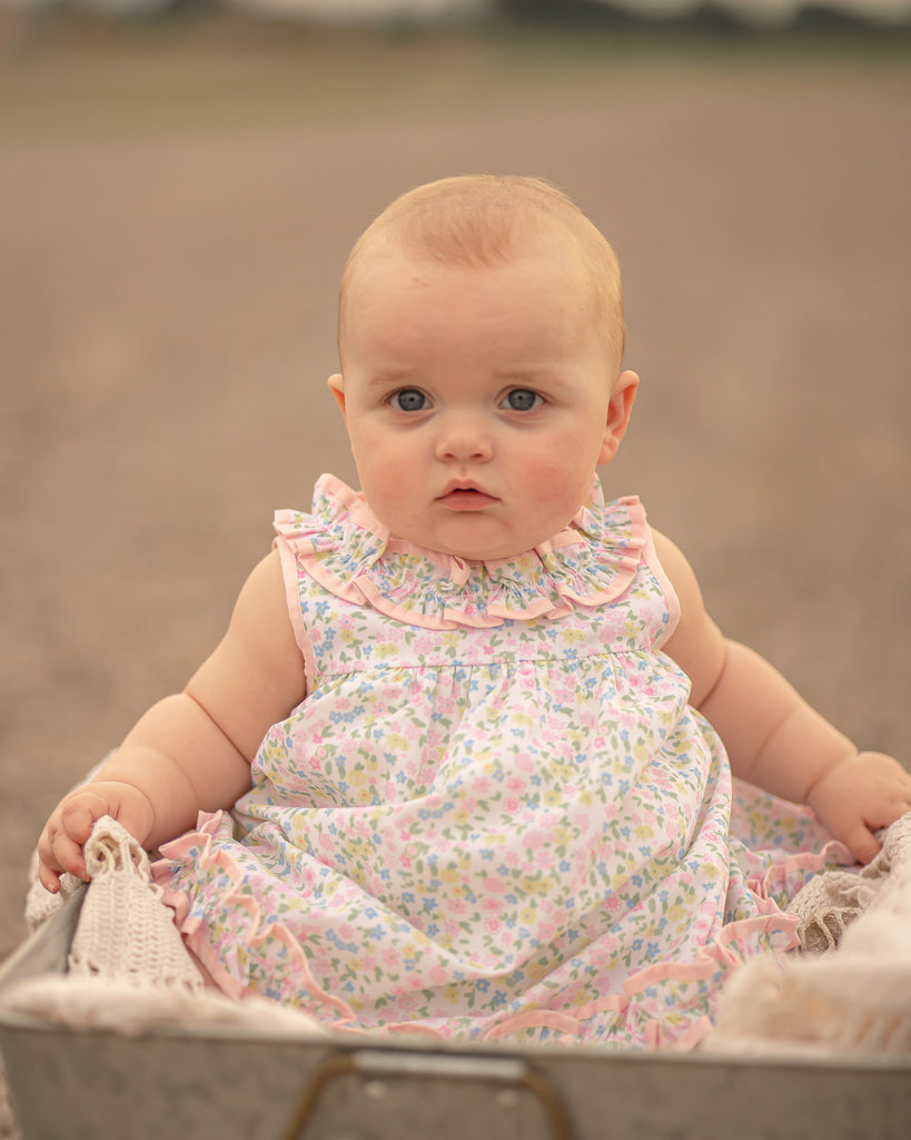 Spring Meadow: Roslyn Ruffle Dress with Bloomers