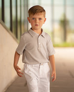 Patrick Shirt: Greers Ferry Gray Stripe