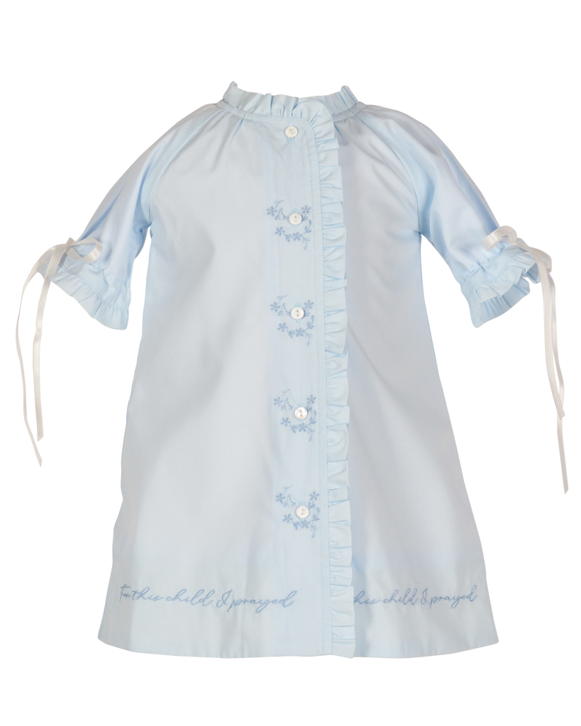 For This Child I Prayed Daygown: Blue