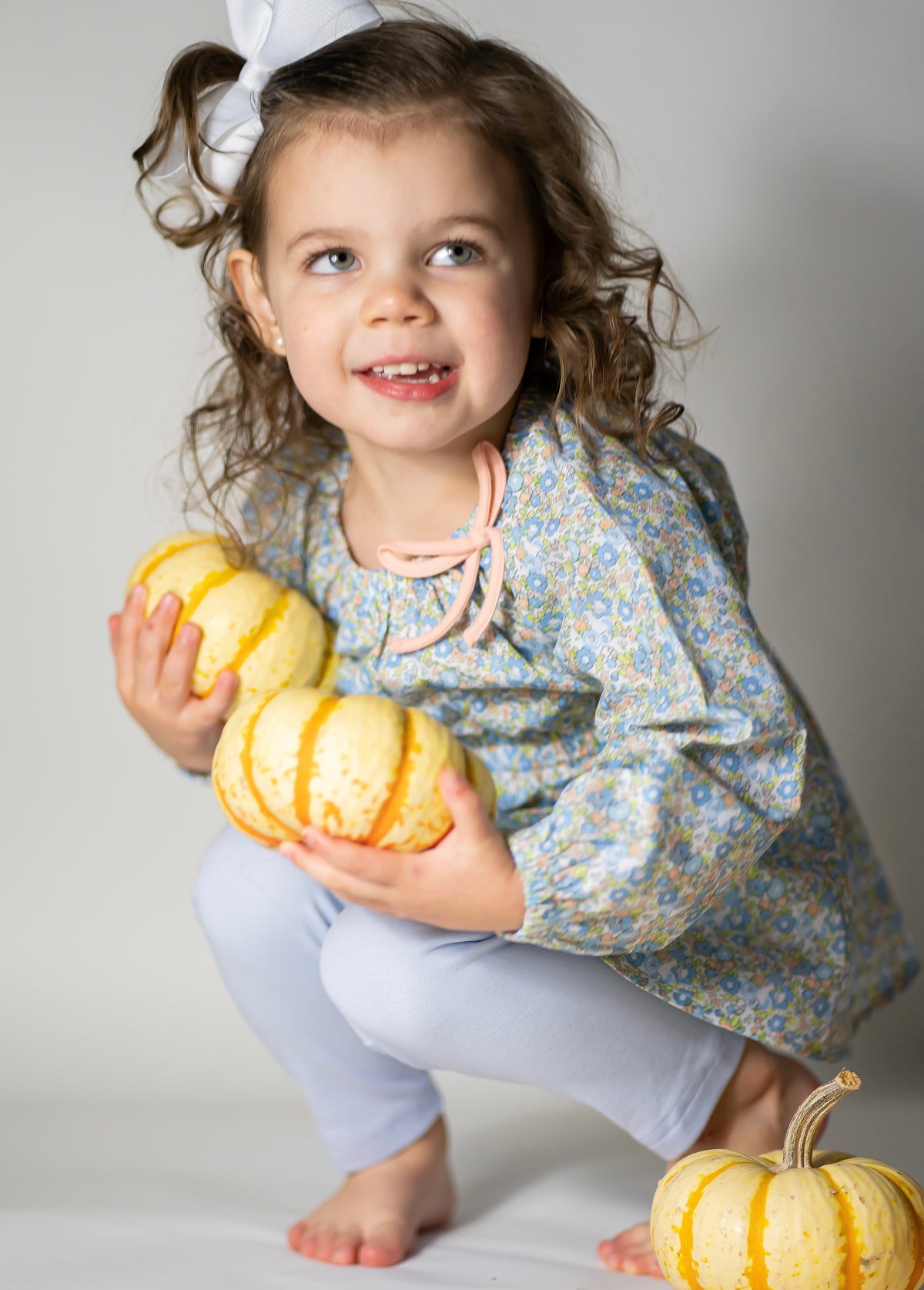 Florence Floral - Gabby Gathered Neck Tunic