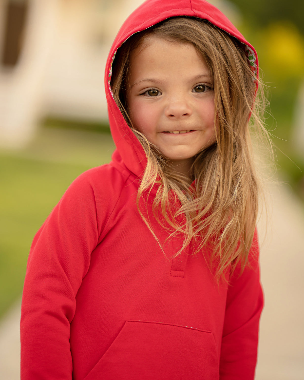 Evergreen Floral - Hoxie Hooded Dress