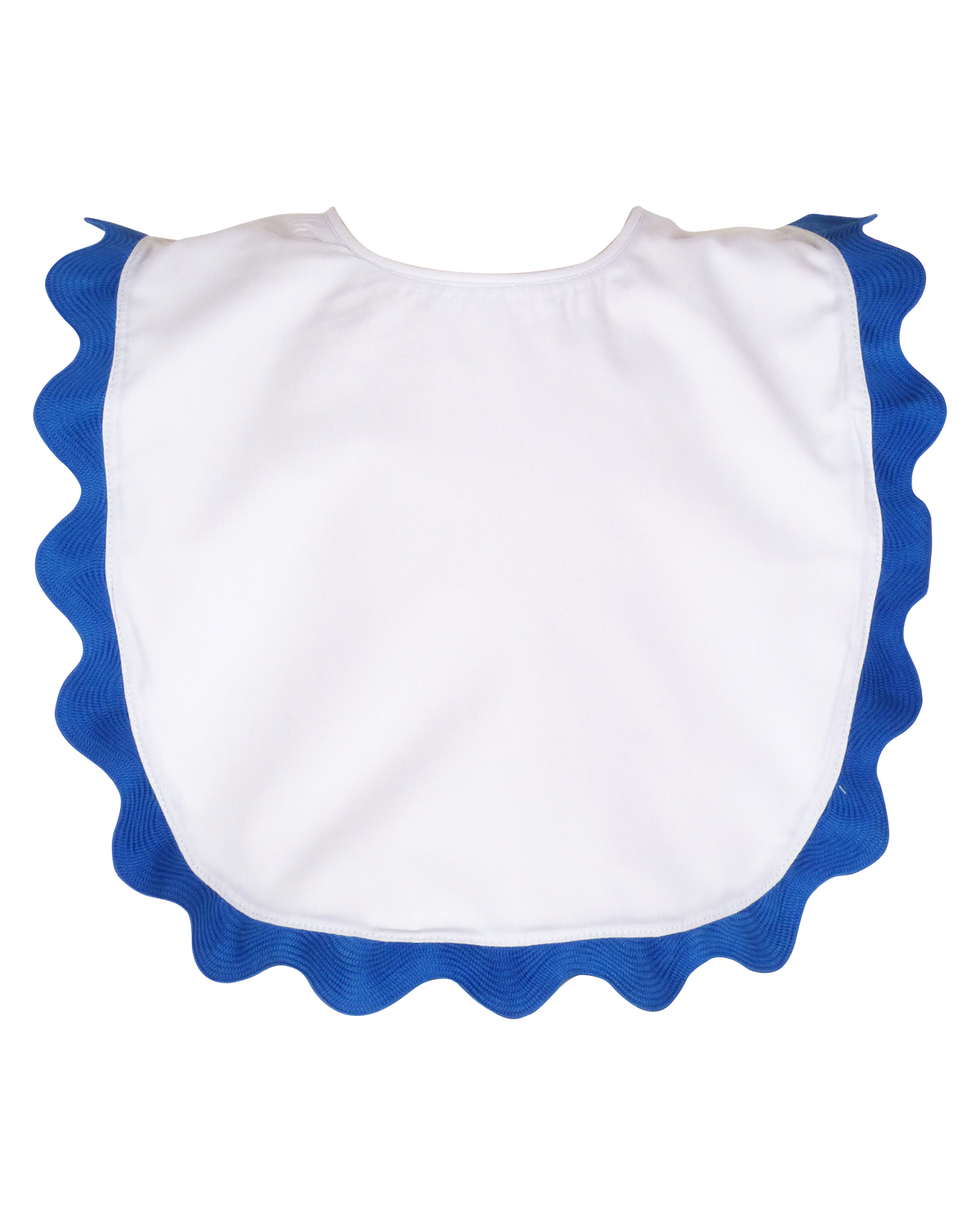 Brooklyn Bib with Navy Ricrac