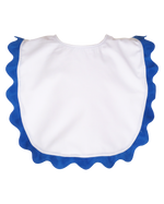 Brooklyn Bib with Navy Ricrac