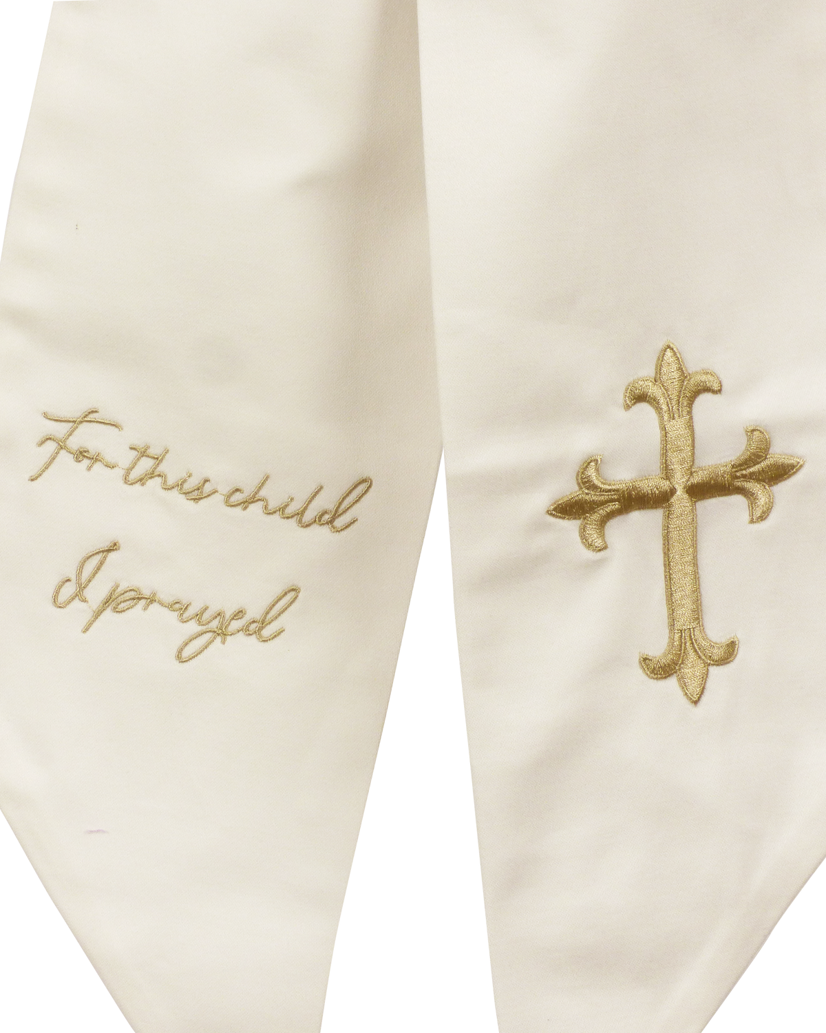 Wreath Sash: For This Child I Prayed