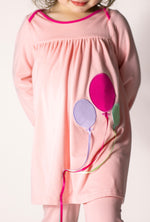 Tabby Tunic and Leggings - Pink with Birthday Balloons