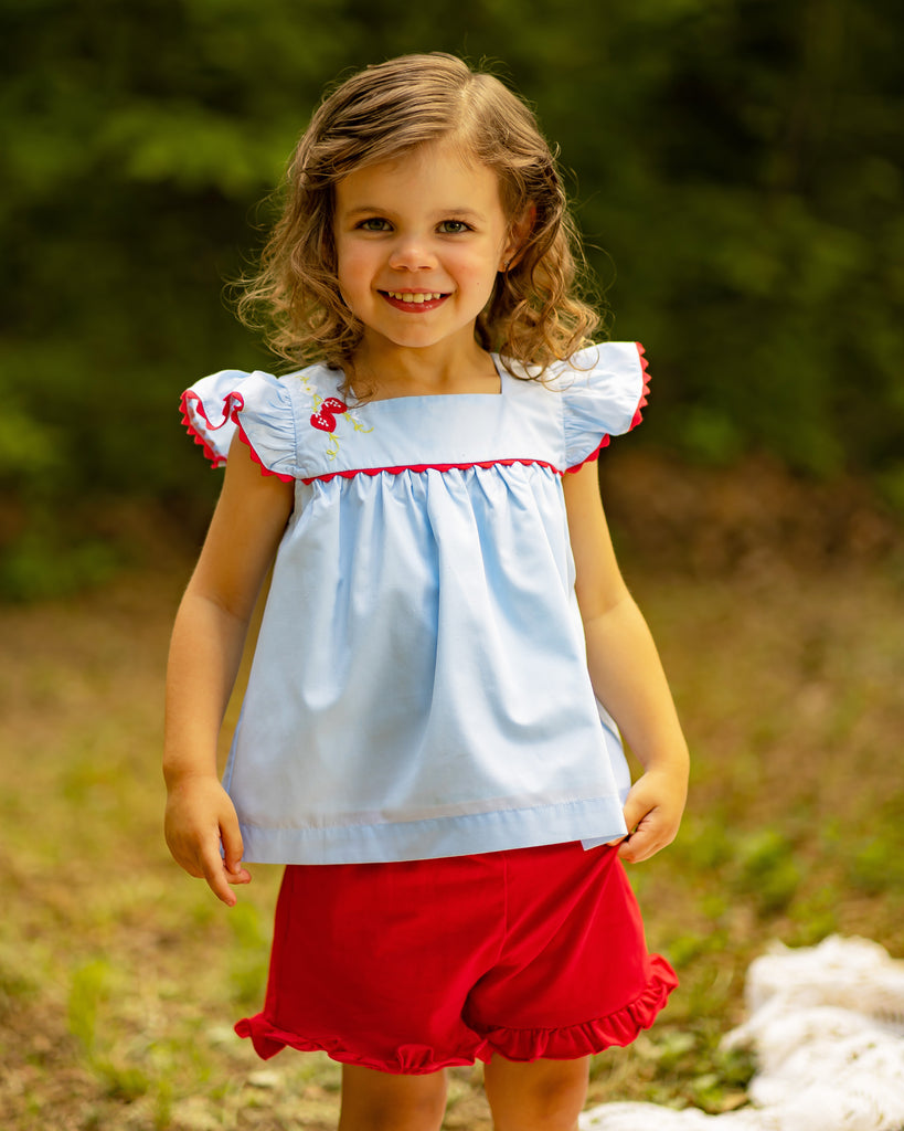 Berry Patch: Rosie Ruffle Top and Shorts