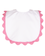 Brooklyn Bib with Pink Ricrac