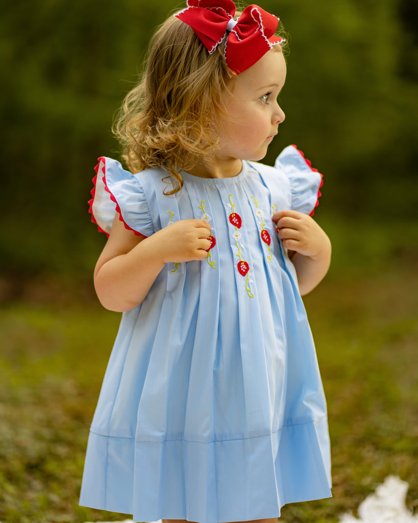 Berry Patch: Perrin Pleat Dress