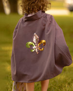 Mardi Gras: Fleur de lis Cape