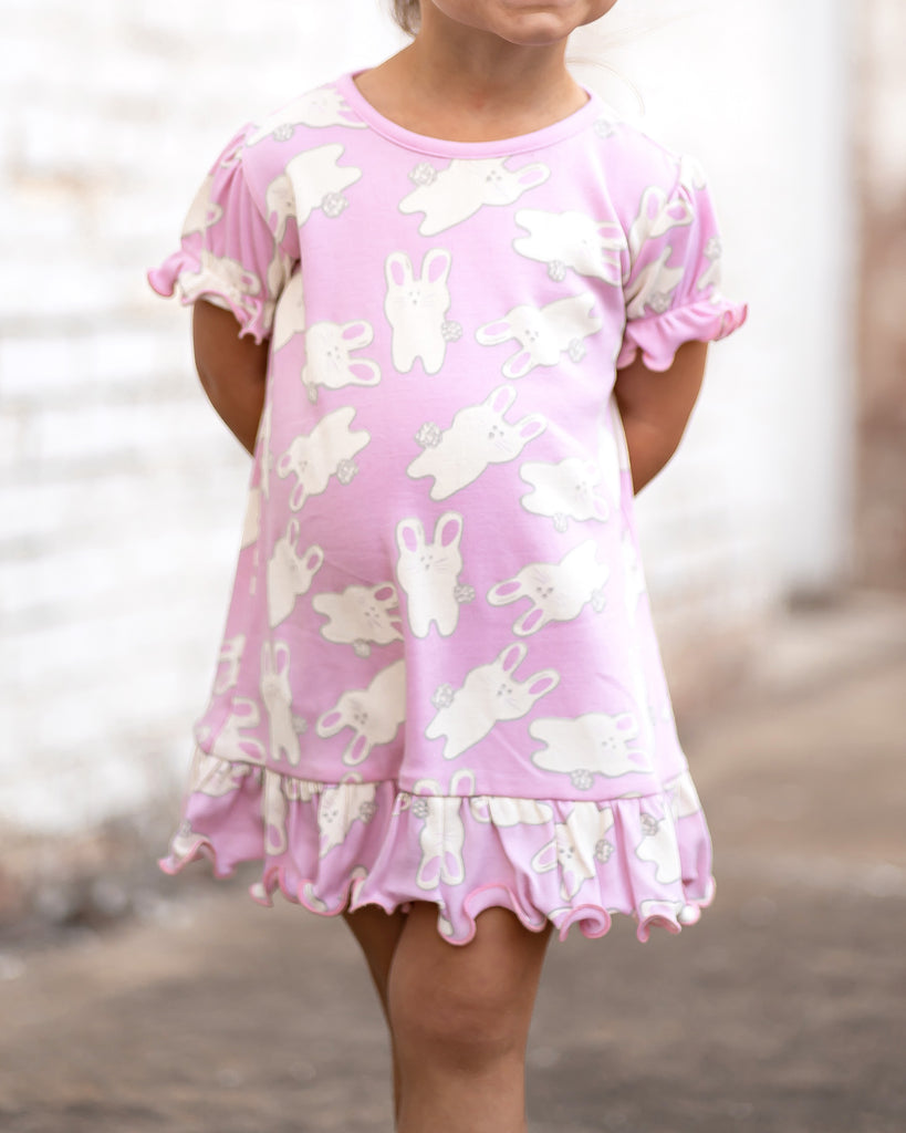 Liza Leisurewear in Pink Bunny Hop