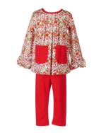 Evergreen Floral - Tollie Tunic