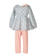 Florence Floral - Gabby Gathered Neck Tunic