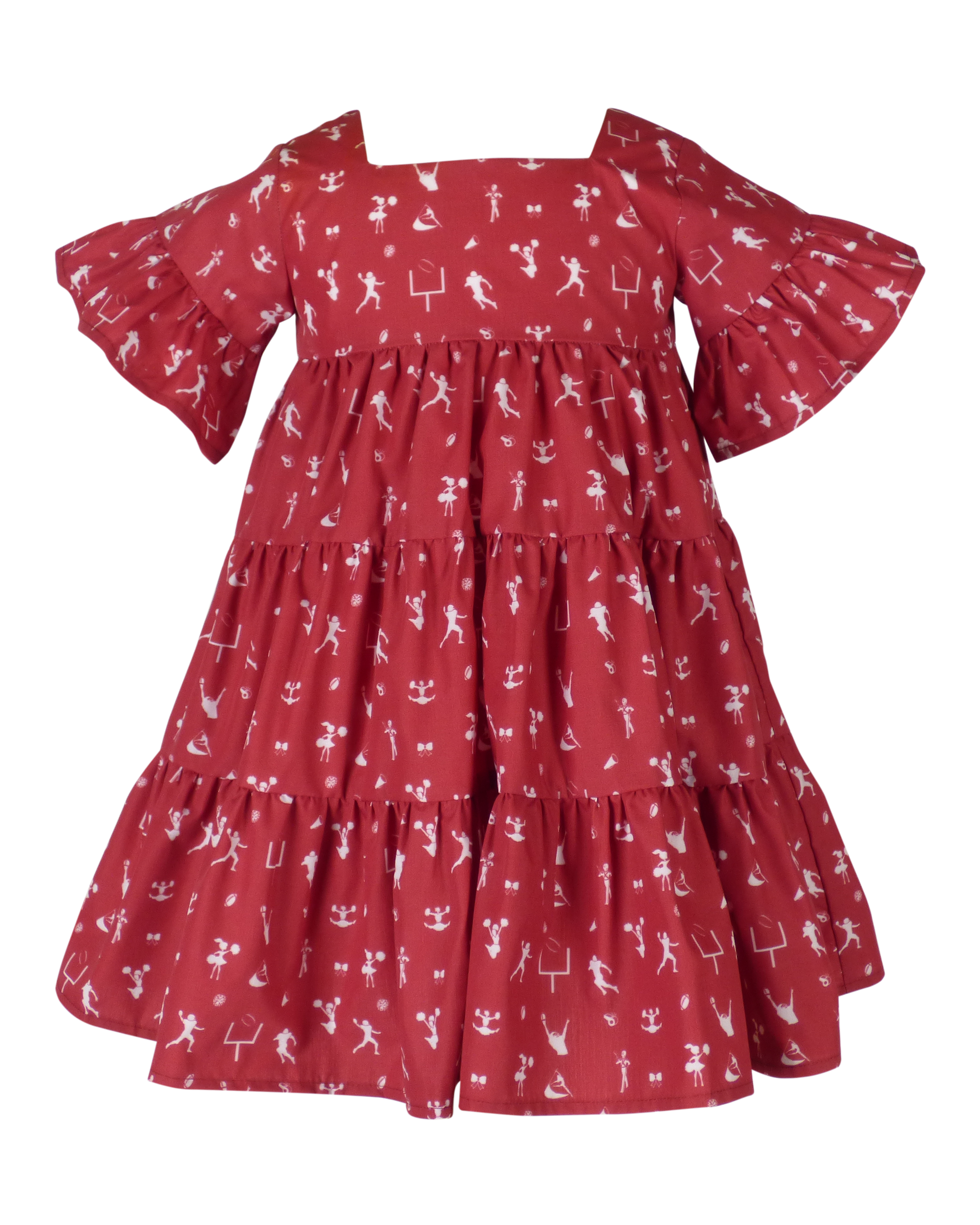 Burgundy sales day dress