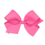 Medium Classic Bow in Hot Pink