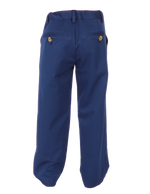 Parker Zipper Front Pant in Performance Navy
