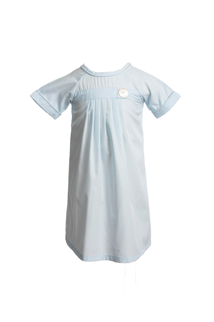 Pembrook Pleated Daygown - Sky Blue