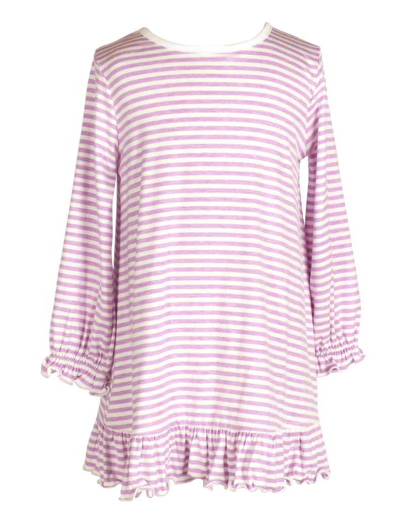 Liza Leisurewear - Purple Stripes