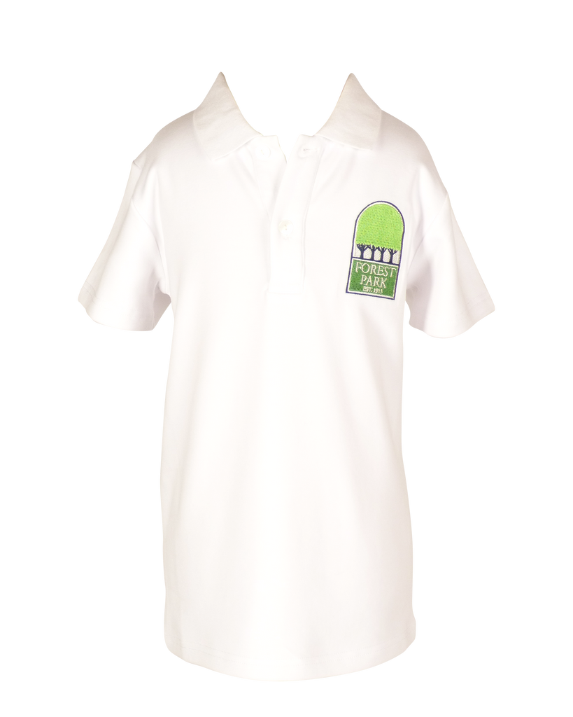 TYL Scholar Comfort Polo - Short Sleeve with Forest Park Logo