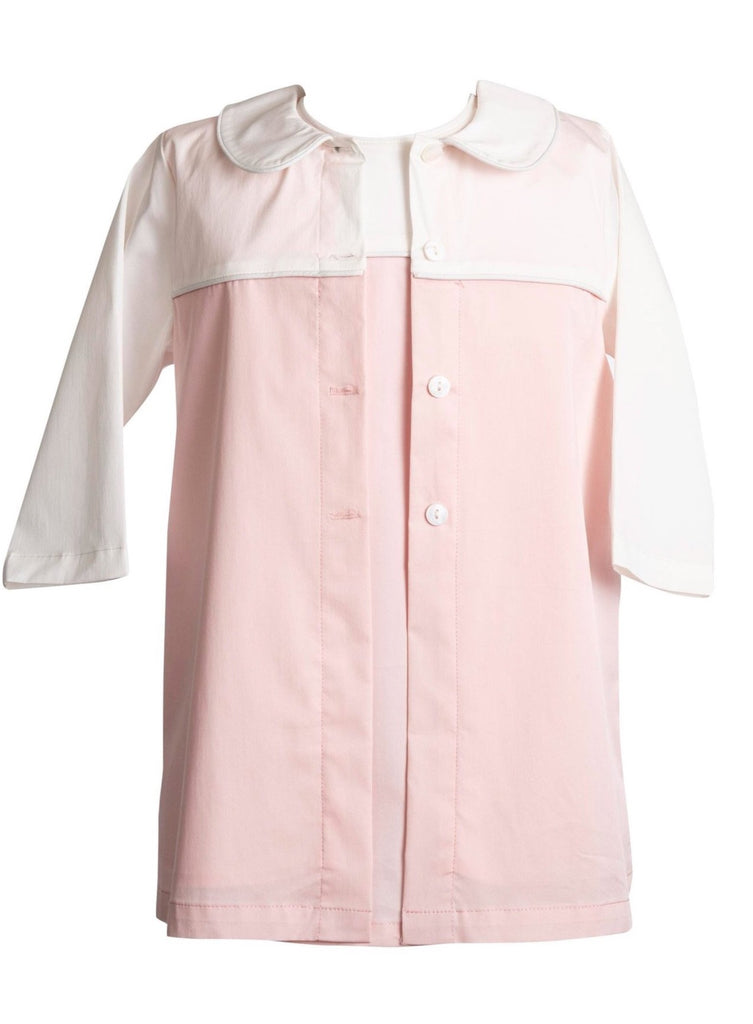 Pennington Dress and Jacket in Pink and Off White