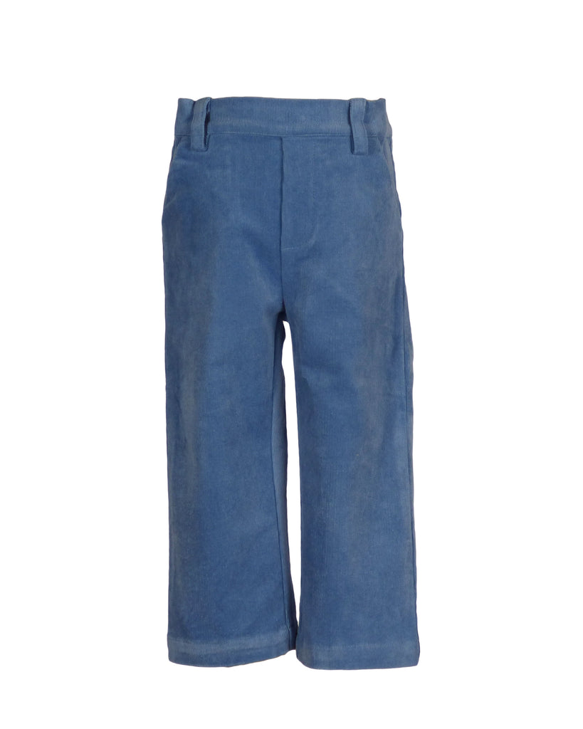 Parker Pant in Blue Stretch Corduroy