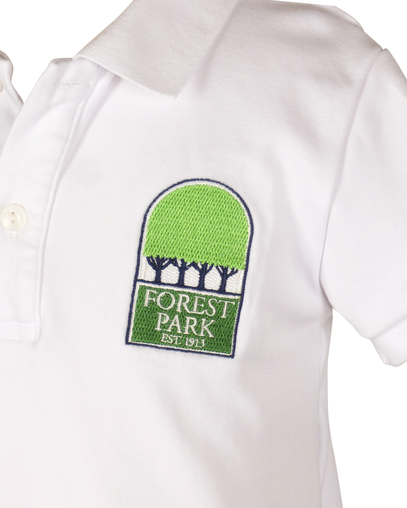 TYL Scholar Comfort Polo - Banded Sleeve with Forest Park Logo