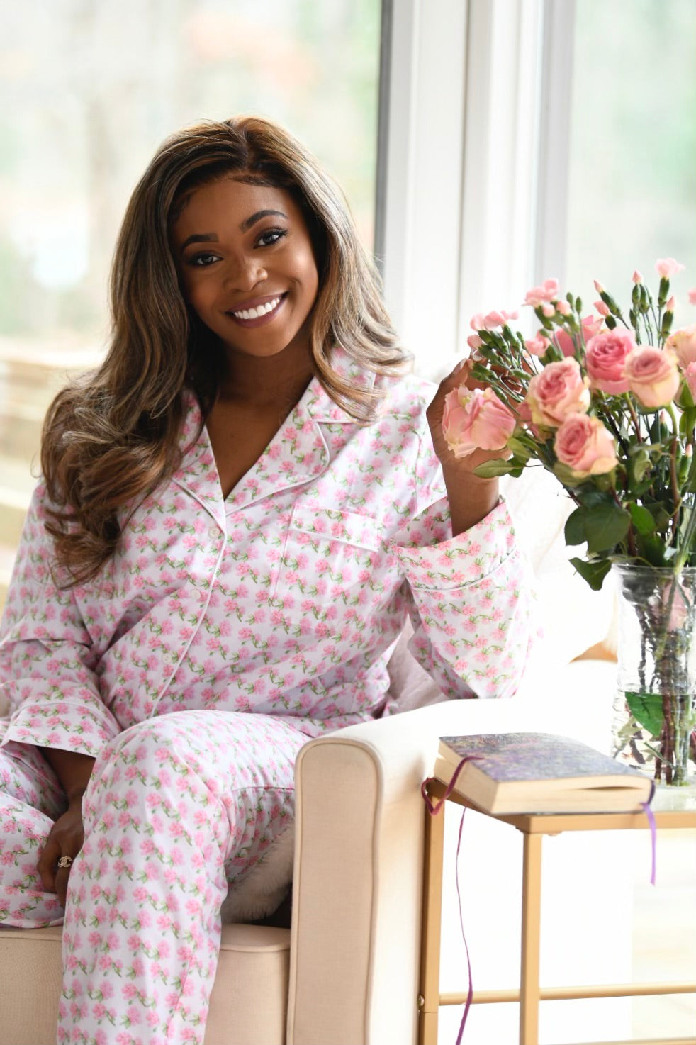 Mommy Sheep Sleeps in Painters Peony (Mommy + Me)