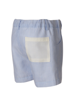 Alexander Short in Blue Seersucker with White Seersucker Pocket