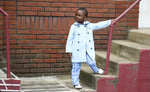 Britton Coat in Bellevue Blue