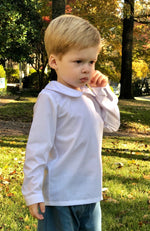 Piped Peter Pan Collar Shirt