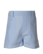Alexander Short in Blue with Yellow Gingham Seersucker Pocket