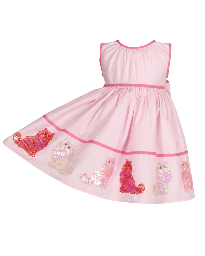 Charlotte Cat Dress with Sequins