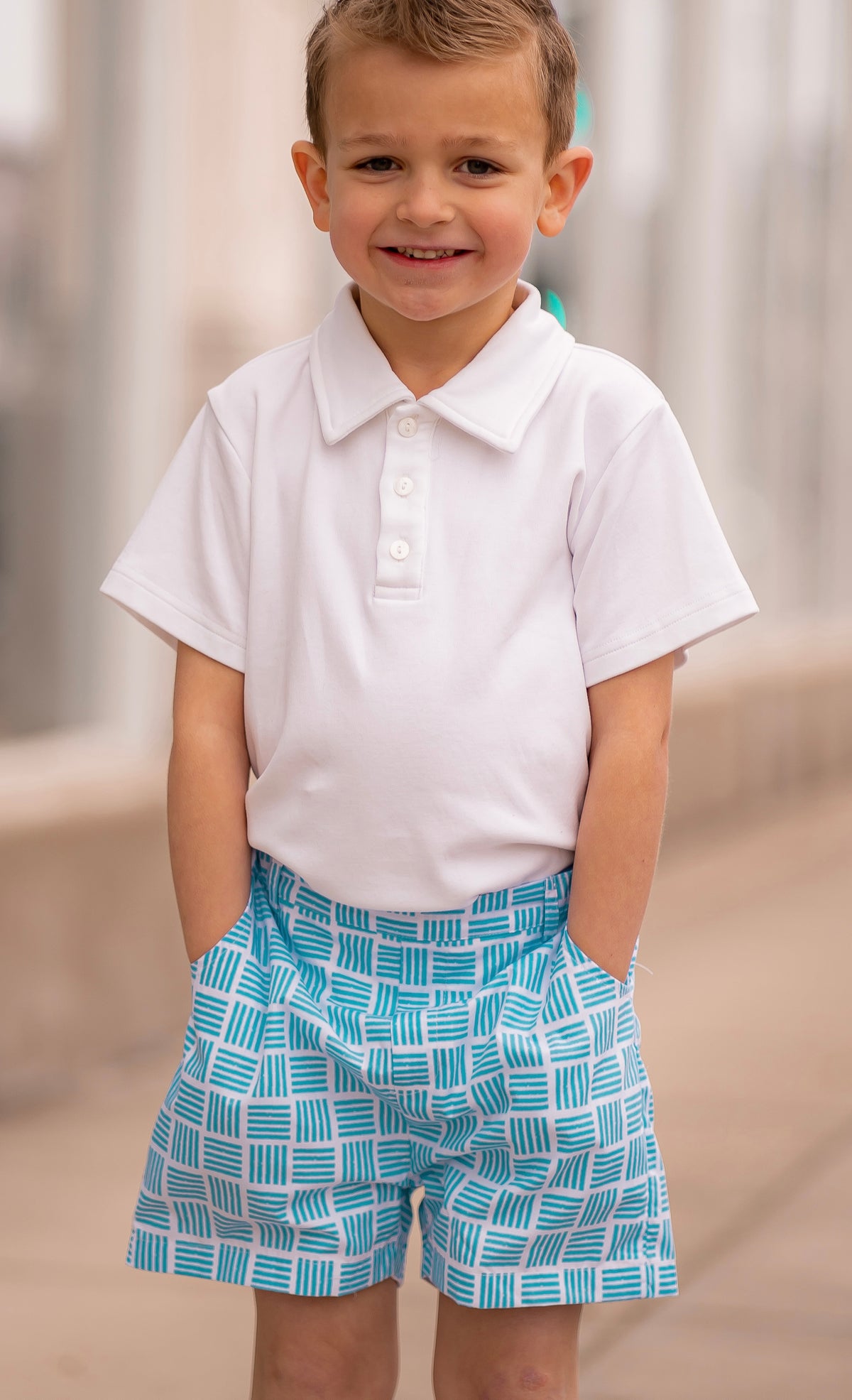 Alexander Short in Summertime Blue