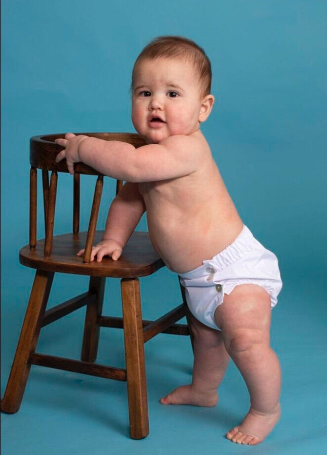 Button Front Diaper Cover